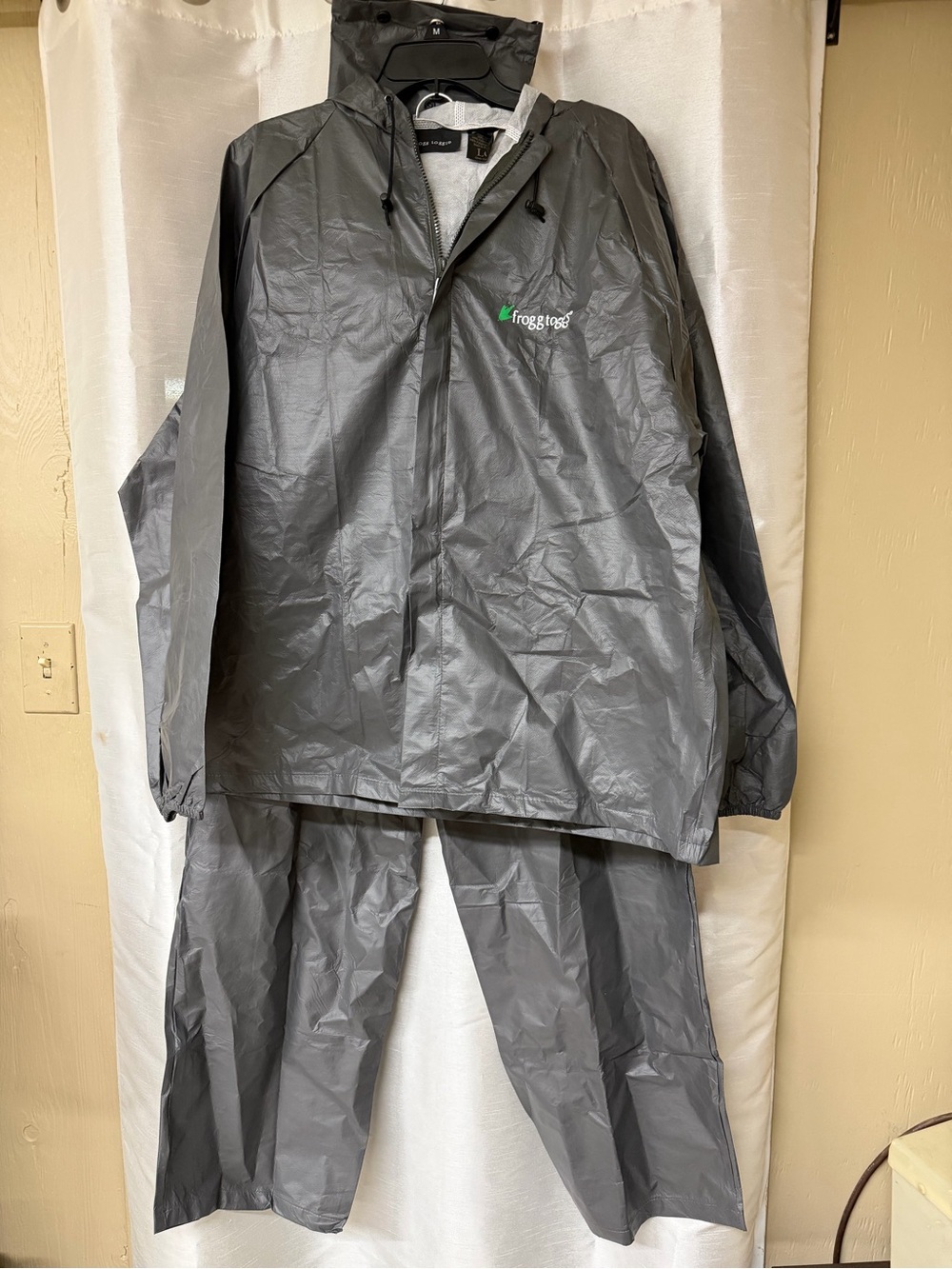 Frogg Toggs Men's Gray Waterproof Raincoat Set